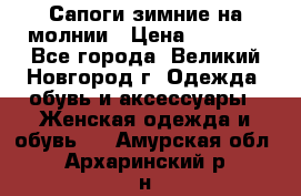 Сапоги зимние на молнии › Цена ­ 5 900 - Все города, Великий Новгород г. Одежда, обувь и аксессуары » Женская одежда и обувь   . Амурская обл.,Архаринский р-н